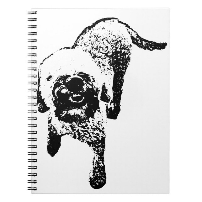 Lagotto Romagnolo Notebook – Ink Dog Design (Front)