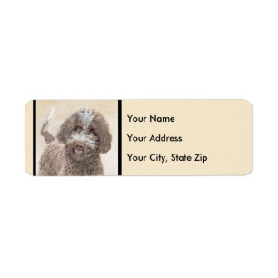 Lagotto Romagnolo Painting - Cute Original Dog Art