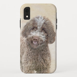 Lagotto Romagnolo Painting - Cute Original Dog Art iPhone XR Case