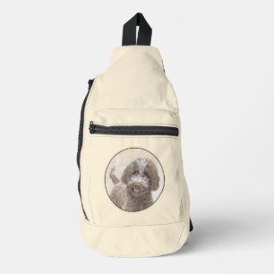 Lagotto Romagnolo Painting Cute Original Dog Art Sling Bag
