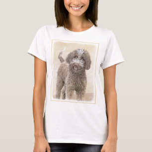 Lagotto Romagnolo Painting - Cute Original Dog Art T-Shirt