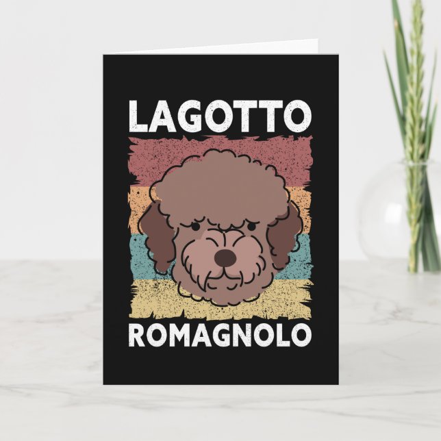 Lagotto Romagnolo Water Dog Lagotto Romagnolos Card (Front)