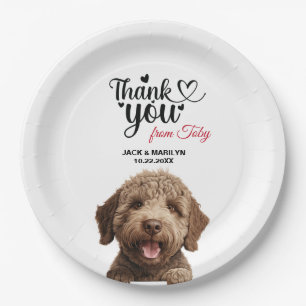 Lagotto Romagnoto Dog Paper Plate