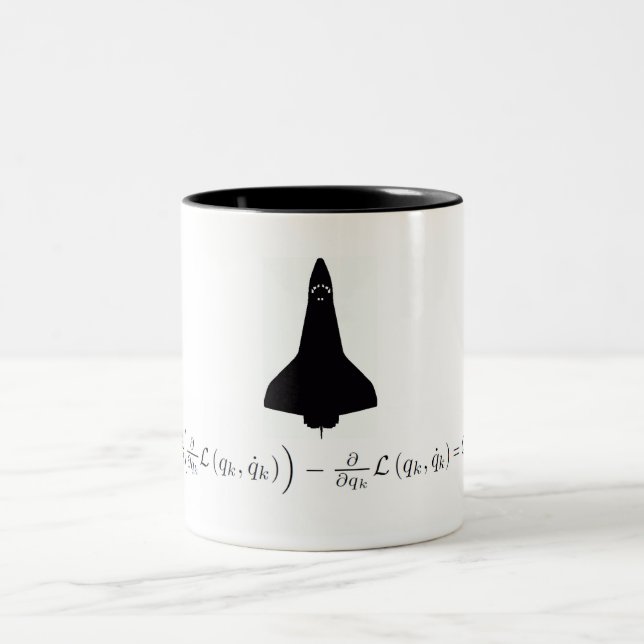 Lagrange's Equation Two-Tone Coffee Mug (Center)