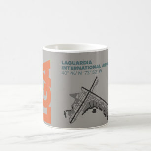 LaGuardia Airport (LGA) Diagram Mug