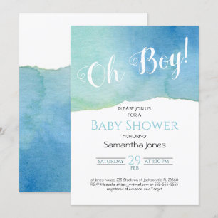 Laguna Baby Shower Invitation