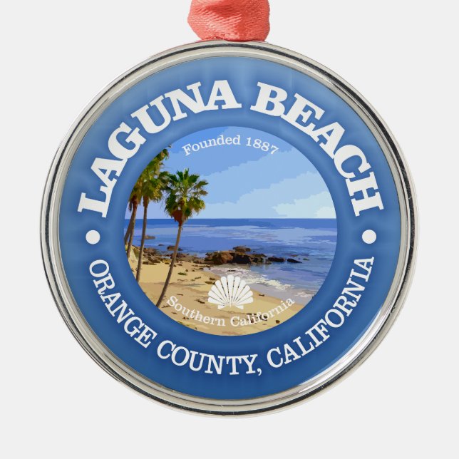 Laguna Beach (C) Metal Tree Decoration (Front)