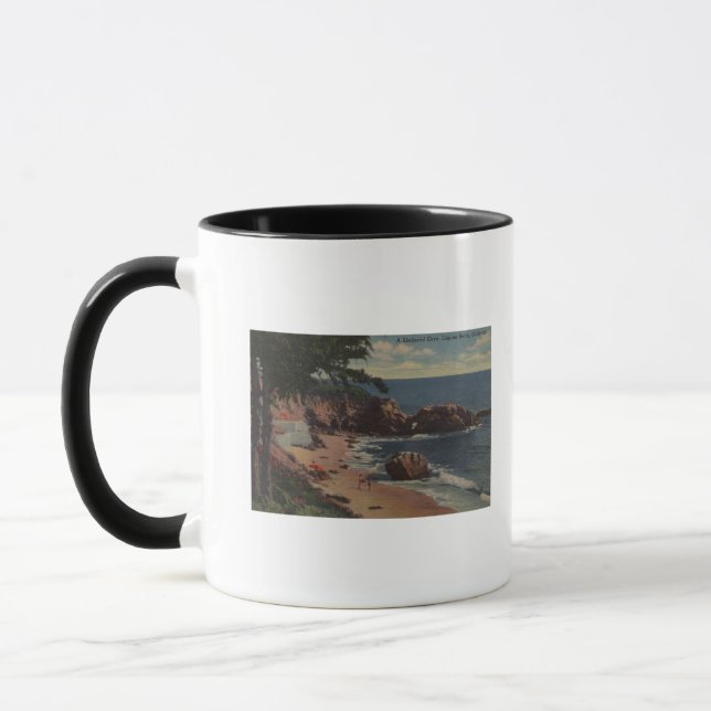 Laguna Beach, CA - Sheltered Cove on Coast Mug (Left)