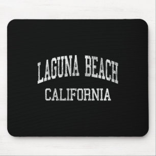 Laguna Beach California Ca Vintage Athletic Sports Mouse Mat