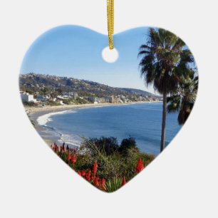 laguna beach california ceramic tree decoration