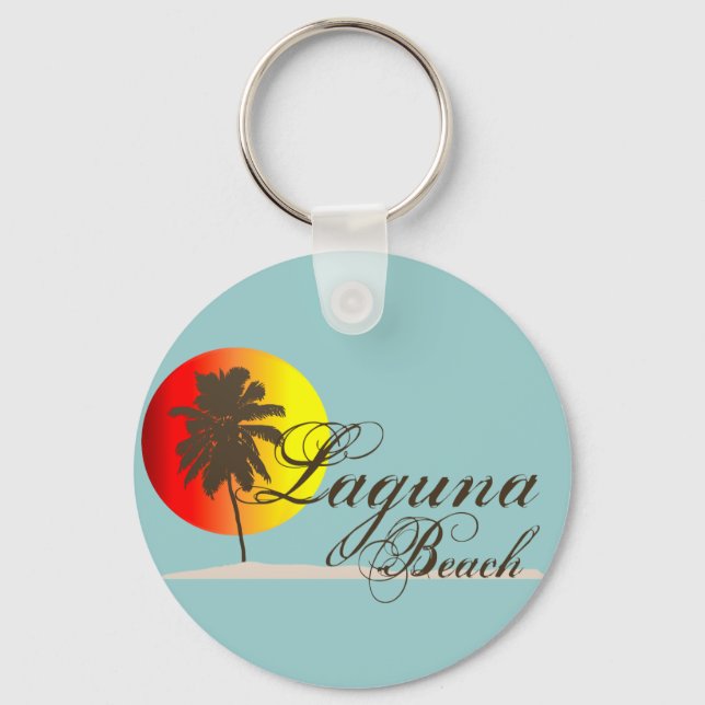 Laguna Beach California Key Ring (Front)