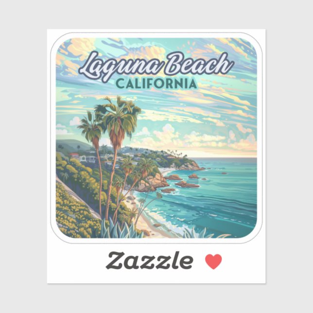 Laguna Beach California Orange County Vintage  (Sheet)