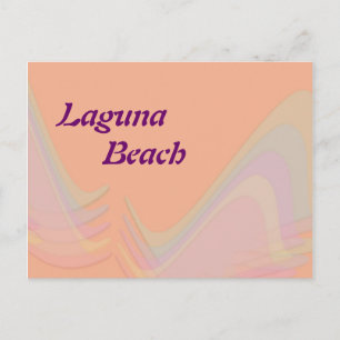 Laguna Beach California Pastel Wings Postcard