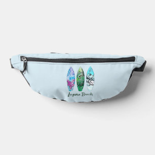 Laguna Beach California Surfboards Bum Bags