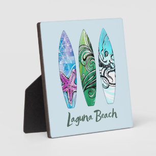 Laguna Beach California Surfboards Plaque