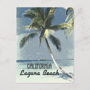 Laguna Beach California Vintage Retro Poster Art Postcard