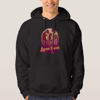 Laguna Beach California Vintage Retro Souvenir Pal Hoodie