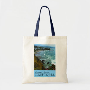 Laguna Beach California Vintage Travel Poster Tote Bag
