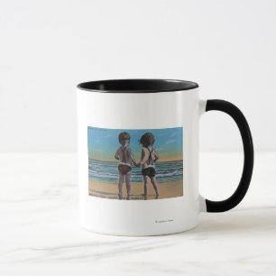 Laguna Beach, FL - Greetings From Scene w/ Kids Mug