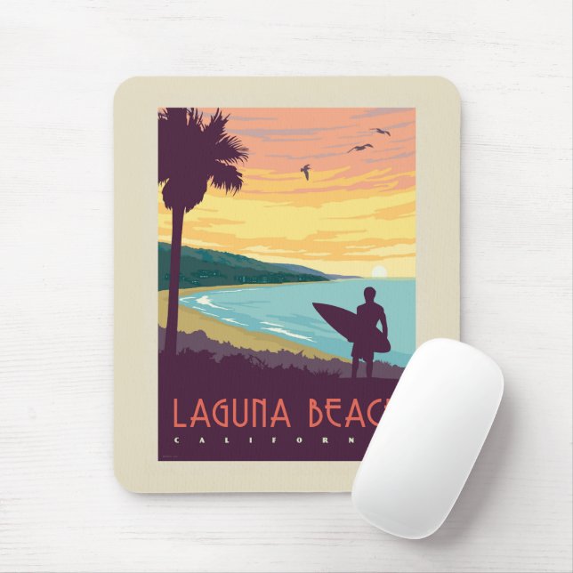 Laguna Beach | Laguna Beach Mouse Mat (With Mouse)