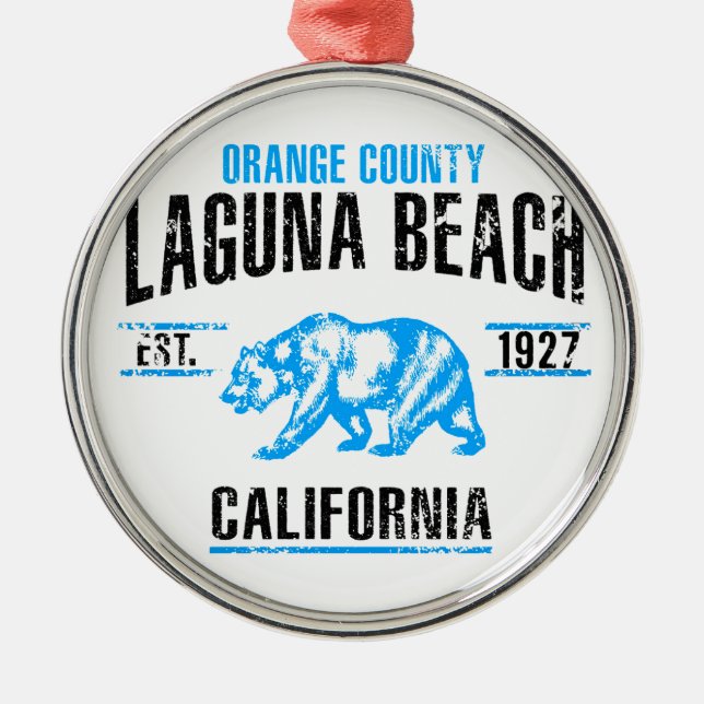 Laguna Beach Metal Tree Decoration (Front)
