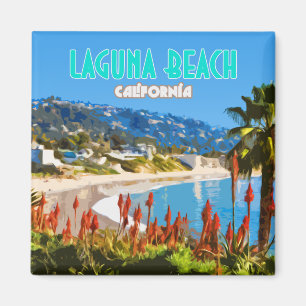 Laguna Beach Orange County California Vintage Magnet