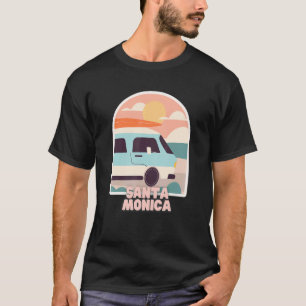 Laguna Beach Retro Pastel Colours Sun & Surfing Va T-Shirt
