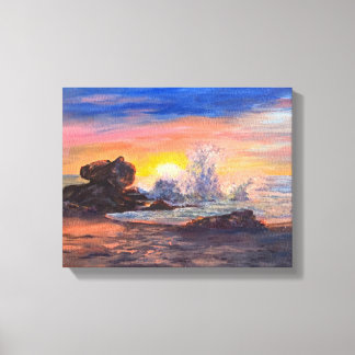 Laguna Beach Sunset Canvas Print
