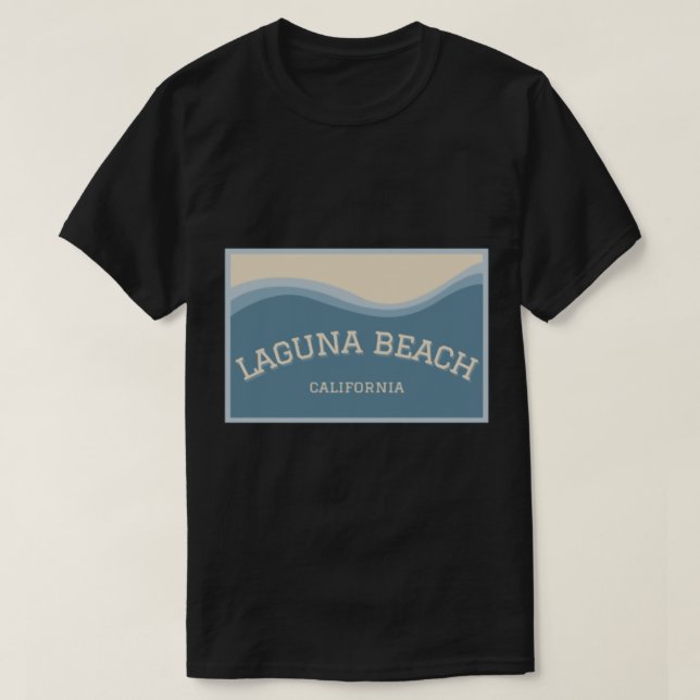 Laguna Beach Waves T-Shirt (Design Front)