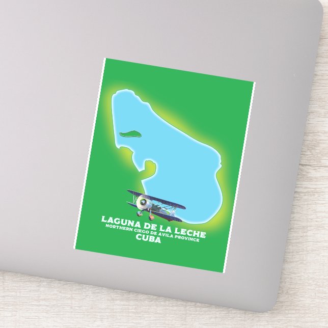 Laguna de la Leche Cuba lake map (Detail)