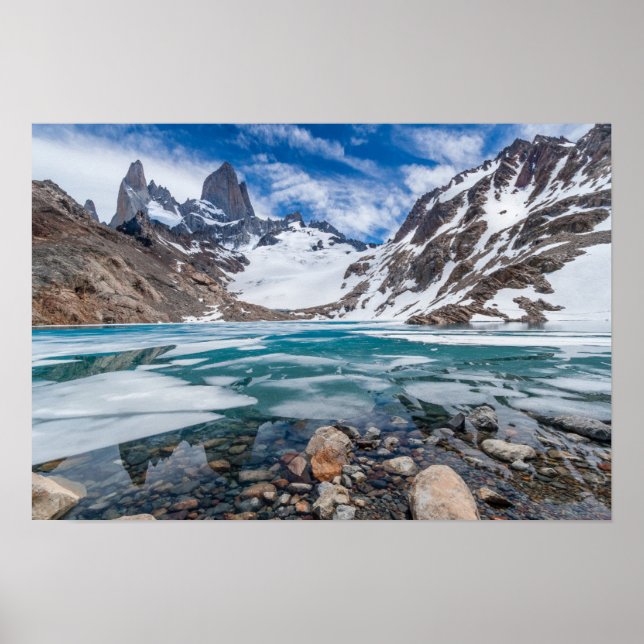 Laguna De Los Tres And Mount Fitzroy Poster (Front)