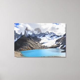 Laguna De Los Tres, Los Glaciares National Park Canvas Print