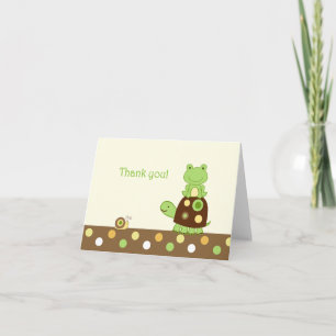 Laguna Frog Folded Thank you note Card