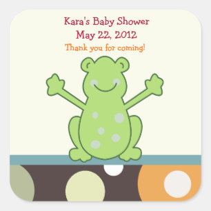 Laguna Frog SQUARE Favour Sticker