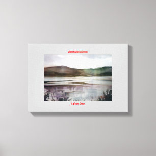 Lagunas/Lagoas/Lagoons Canvas Print