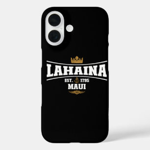 Lahaina Maui Vintage Boat Anchor Flag 1795 Gifts iPhone 16 Case