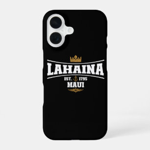 Lahaina Maui Vintage Boat Anchor Flag 1795 Gifts iPhone 16 Case