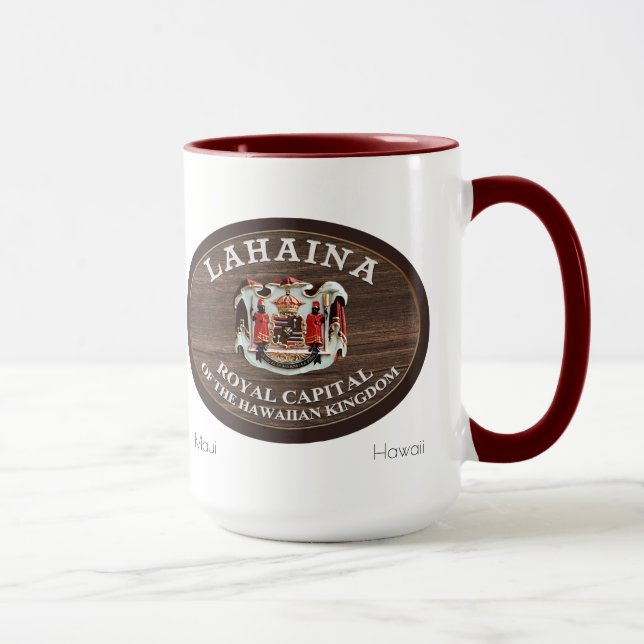 Lahaina - Royal Capital of the Hawaiian Kingdom Mug (Right)