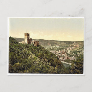 Lahneck and Nieder-Lahnstein Castle, Hesse-Nassau, Postcard