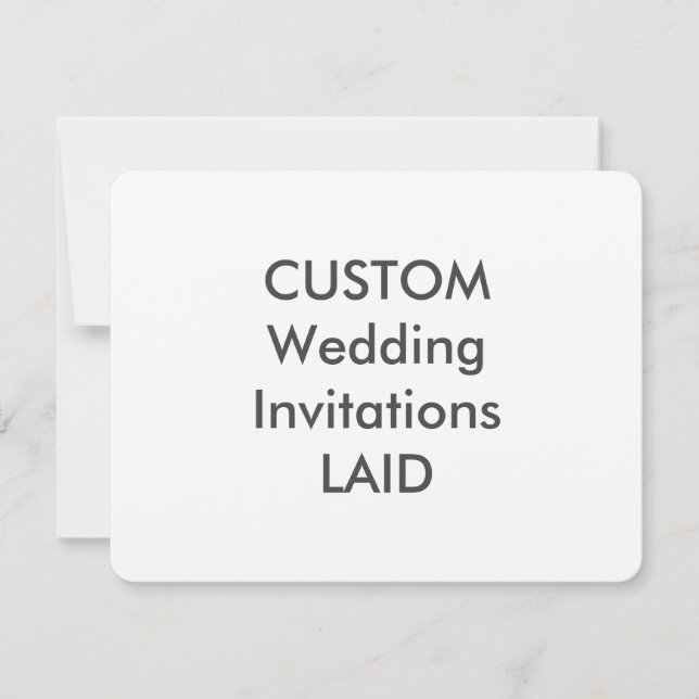LAID 100lb 5.5" x 4.25" Wedding Invitations (Front)