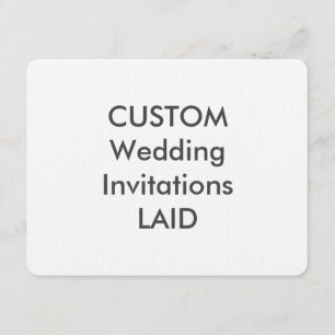 LAID 100lb 5.5" x 4.25" Wedding Invitations
