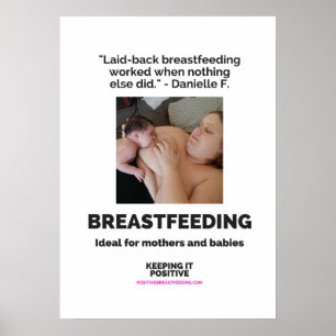 Laid Back Breastfeeding Poster