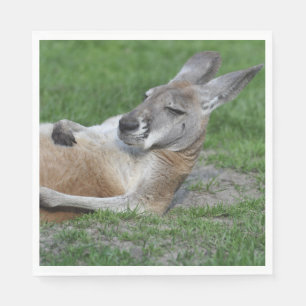 Laid-back Kangaroo Napkin