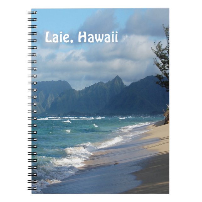 Laie Beach, Hawaii  Notebook (Front)