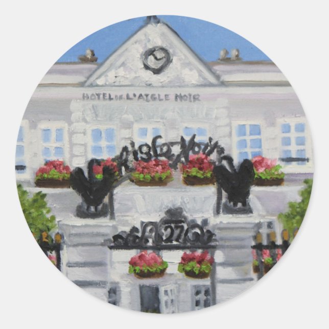 L'Aigle Noir Hotel:Fontainebleau FRANCE sticker (Front)