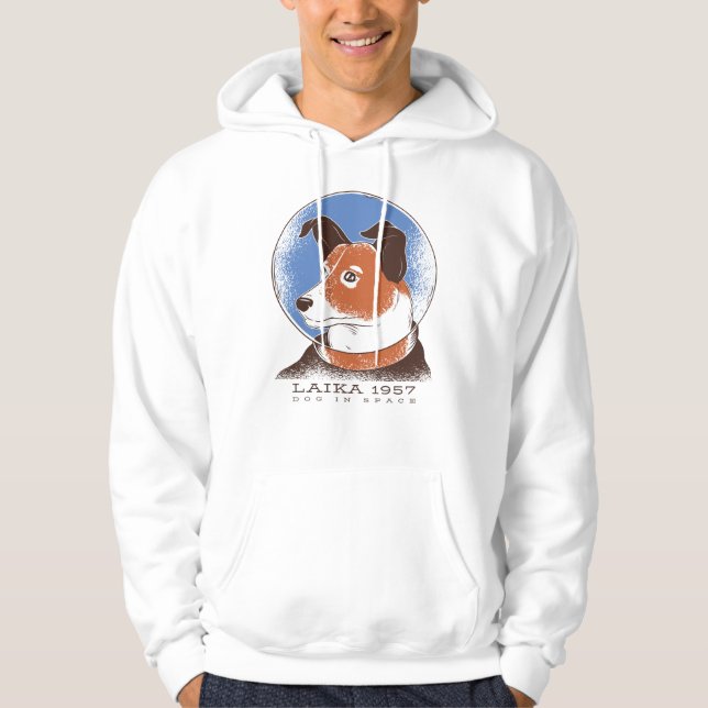 Laika Soviet Space Dog 1957 Hoodie (Front)