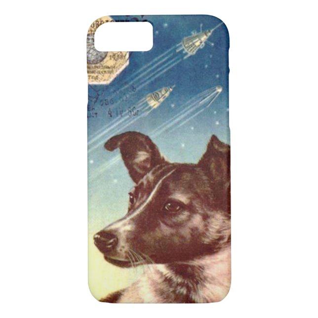 Laika The Russian Space Dog iPhone 7 case (Back)