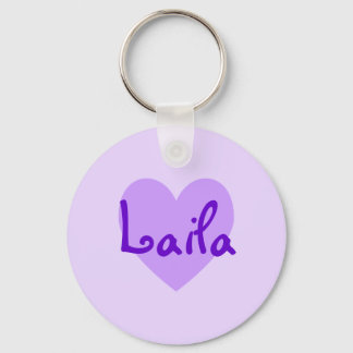 Laila in Purple Key Ring