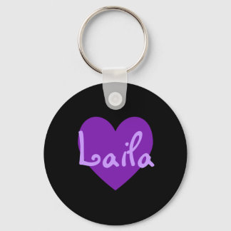 Laila in Purple Key Ring
