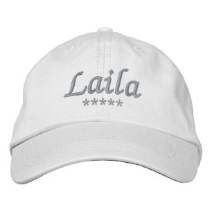 Laila Name Embroidered Hat